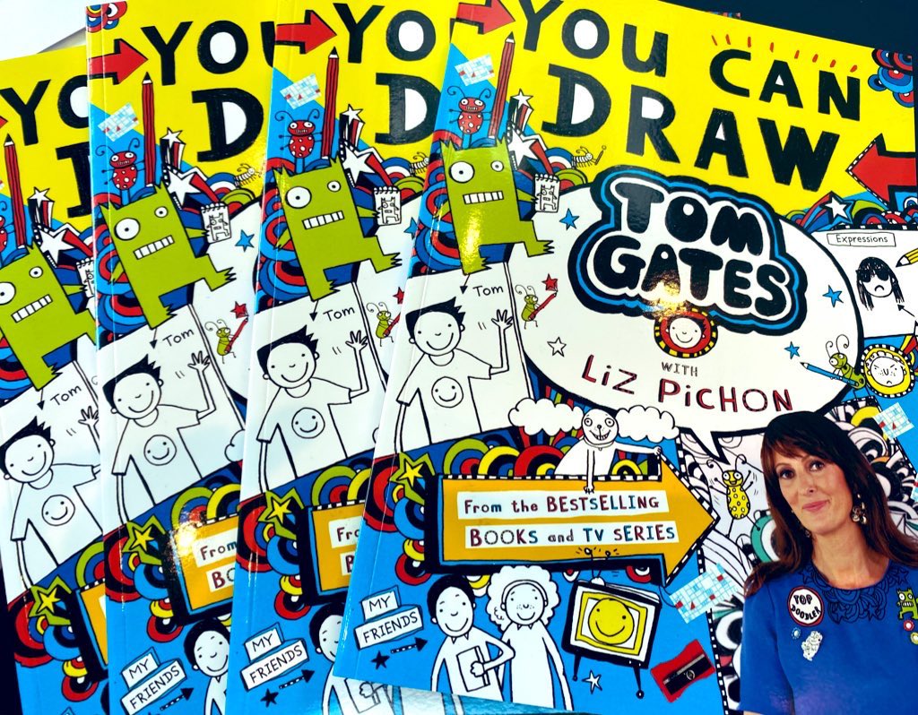 LizPichon's tweet photo. Plug plug - #YouCanDraw #TomGates is a great activity book for the summer holidays. LOADS of creative stuff to keep kids busy! https://t.co/1N6HJqB5Uh