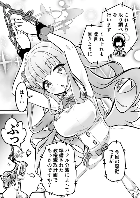 聖園ミカ 取り調べ その1
#ブルアカ 