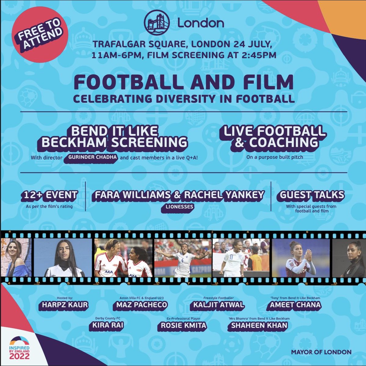 This Sunday at Trafalgar Square. Kicking Off from 11am! 🙌