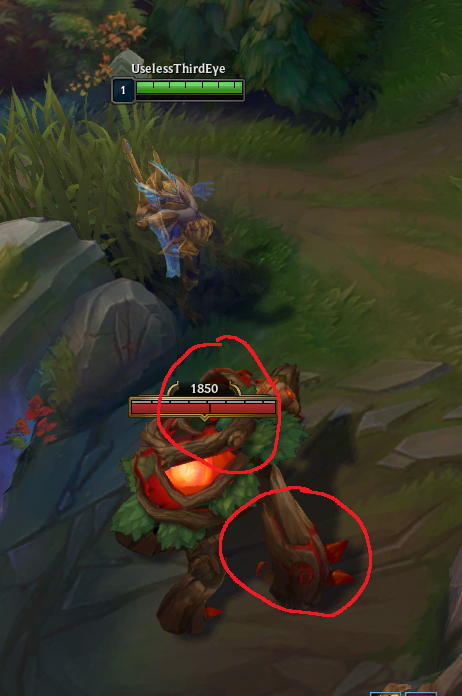 Elllledar_'s tweet photo. @Veigar_v2 One of the most usefull one for junglers is this one : Red buff stance changes if someone is nearby ( like hidding on the bush to invade you ). https://t.co/j1jEglkY55