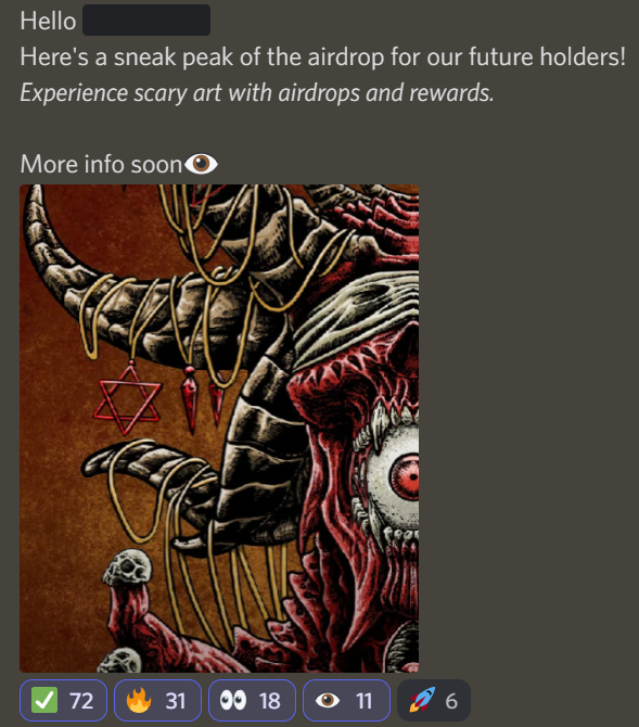 Creepy List going hard! 

Join if you haven't : discord.gg/creepychimps

#Solana #Airdrop  #FreeMint #Degenmint