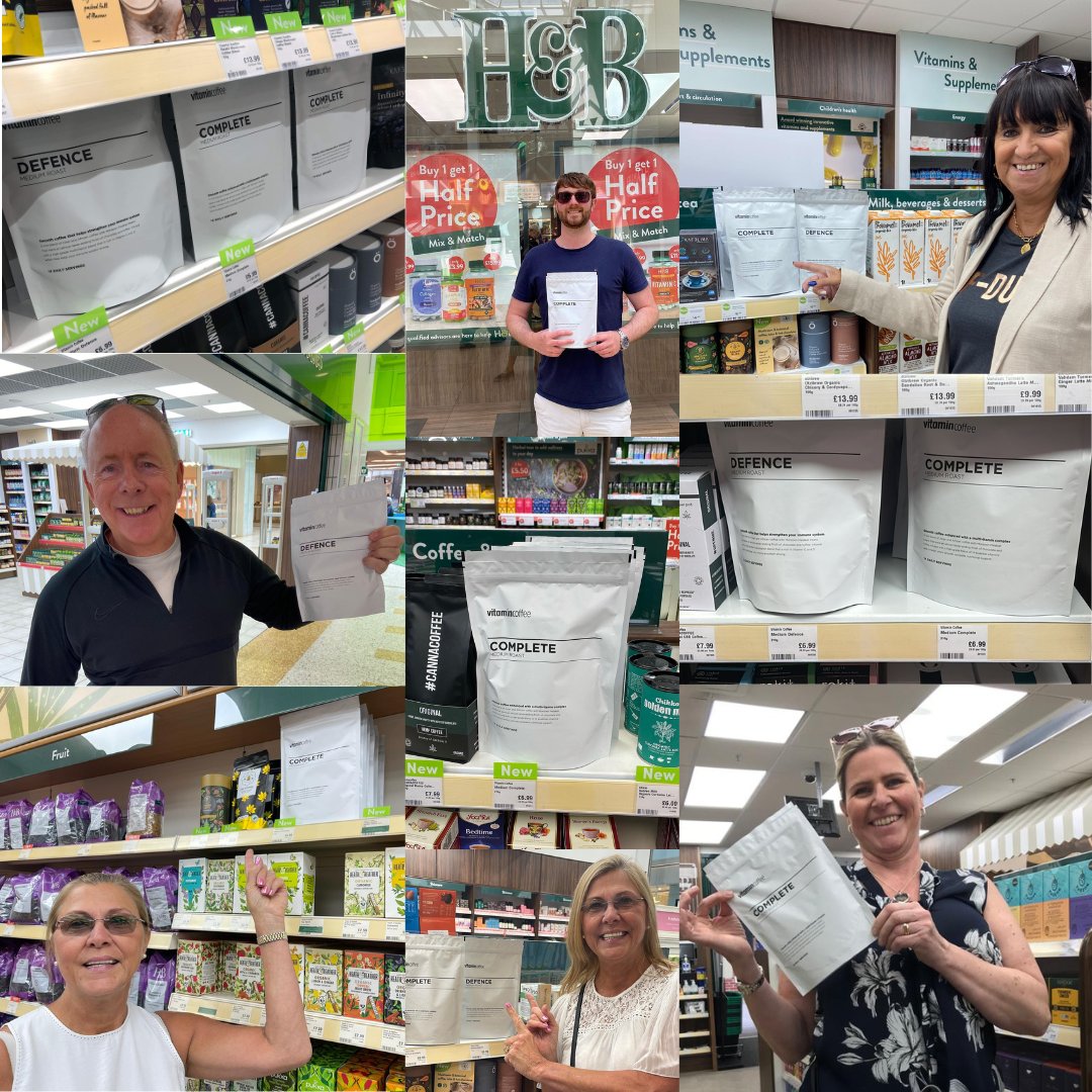 VitCoffee's tweet image. Amazing to see people spotting us in Holland &amp;amp; Barrett stores across the UK! Thank's for the photos we love them! ☕️ #VitaminCoffee #Hollandandbarrett