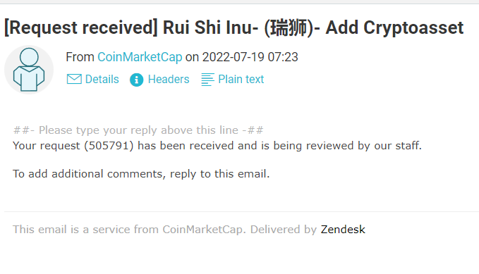 Applied to <a href="/CoinMarketCap/">CoinMarketCap</a> Request # 505791