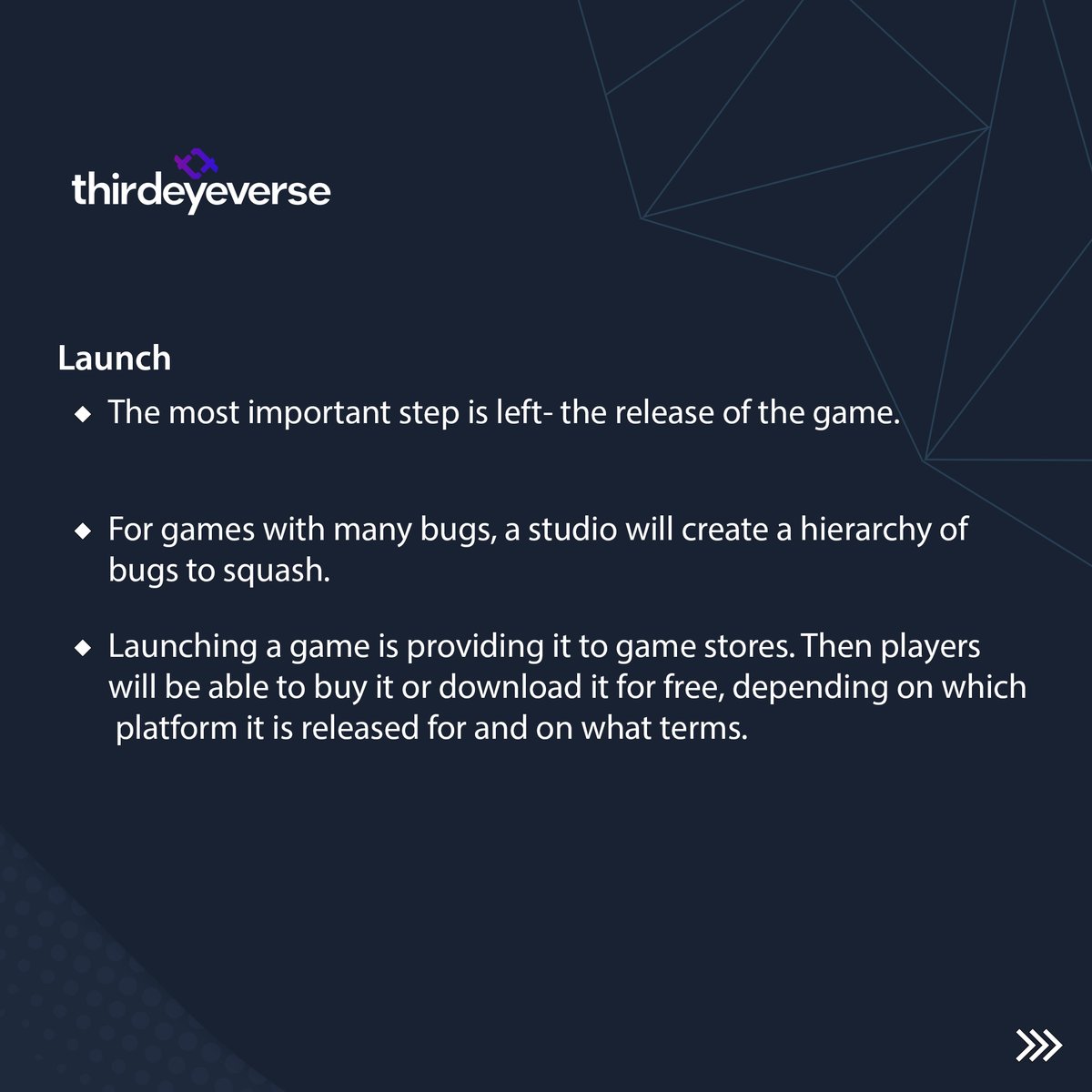 thirdeyeverse_'s tweet photo. Stages of Game Development : An inside look
.
to read more about this content visit :
https://t.co/Z9Dpmfc31j
.
#gamedevelopment #hypercasualgames #thirdeyeverse #gamedev
#gamer #KickMania #android #androidgames #UNITYGAMES2022 #unity3d #unitygamedevelopment https://t.co/tS3SH979yw