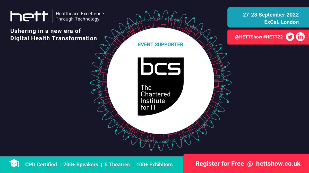 bcs's tweet image. Let’s celebrate the unexpected innovators of health and care that have driven digital health transformation in the past year 👏🎊

Get your nominations in and share inspiring stories: hubs.ly/Q01h0SQW0

#HETTAwards at @HETTShow #digitalhealth #healthtech