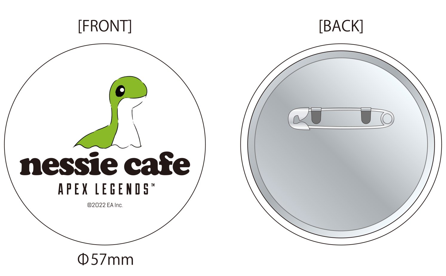 APEX SMILE BASE CAFE 缶バッジ APEX SMILE BASE CAFE 缶バッジ