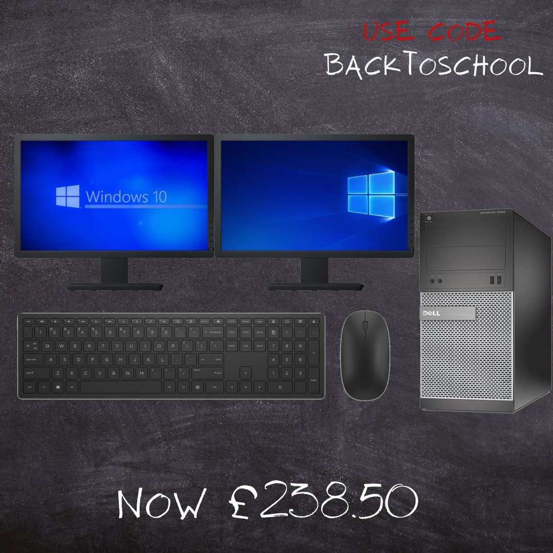 HighSpecTechUK's tweet image. We covered the best-selling gaming bundle, so it's only right we showcase the #desktopbundle too! This year so far you have all been loving our #DellOptiplex790 Intel I7-2600S 2.8GHZ PC Monitor Bundle! 

👉 hst.co.uk/desktop-pc-s/r…

#DesktopPC #PCBundle #DualMonitor #RefurbishedPC