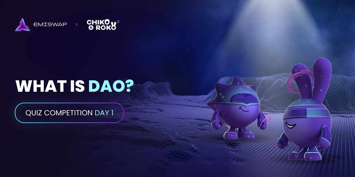 Emiswap x Chiko Roco Education QUIZ day 1!😎

Hey hey hey! 
There is a first article to study!
 
Read the article - bit.ly/3Pf0cJd
Answer the QUIZ - t.me/emiswap_quizbot
