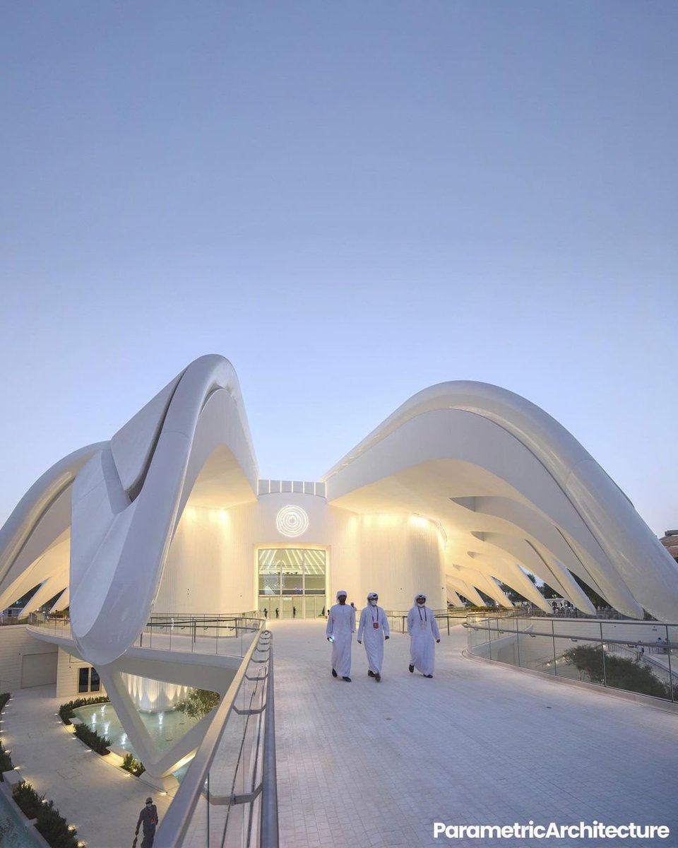 The UAE Pavilion, designed by Santiago Calatrava, highlights the UAE’s history and aspirations through its mesmerizing architecture.

🖋 Architect: <a href="/S_Calatrava/">Santiago Calatrava</a>
📍 Location: Dubai, UAE 
📸 Photographs: Palladium Photodesign – Oliver Schuh + Barbara Burg - Dany Eid - Calatrava