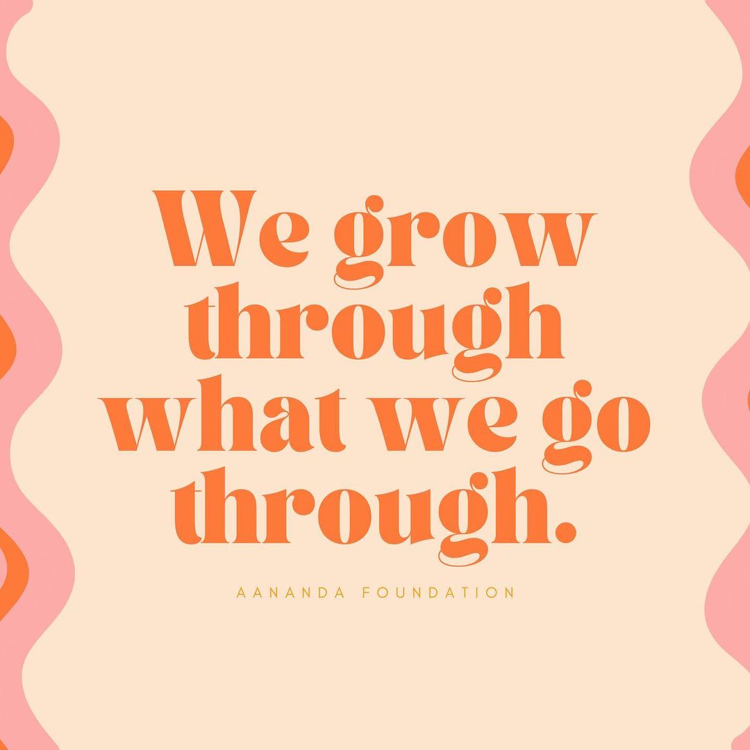 AanandaFDN's tweet photo. Don’t look at the negatives in your life as bad things, but as opportunities to grow and learn from. Every time we struggle, we find a way to survive it, and that is growth too.
.
.
#happiness #impact #aananda #aanandafoundation #mentalhealth #emotionalhealth #opportunity #learn https://t.co/ZjG2UCR4zD