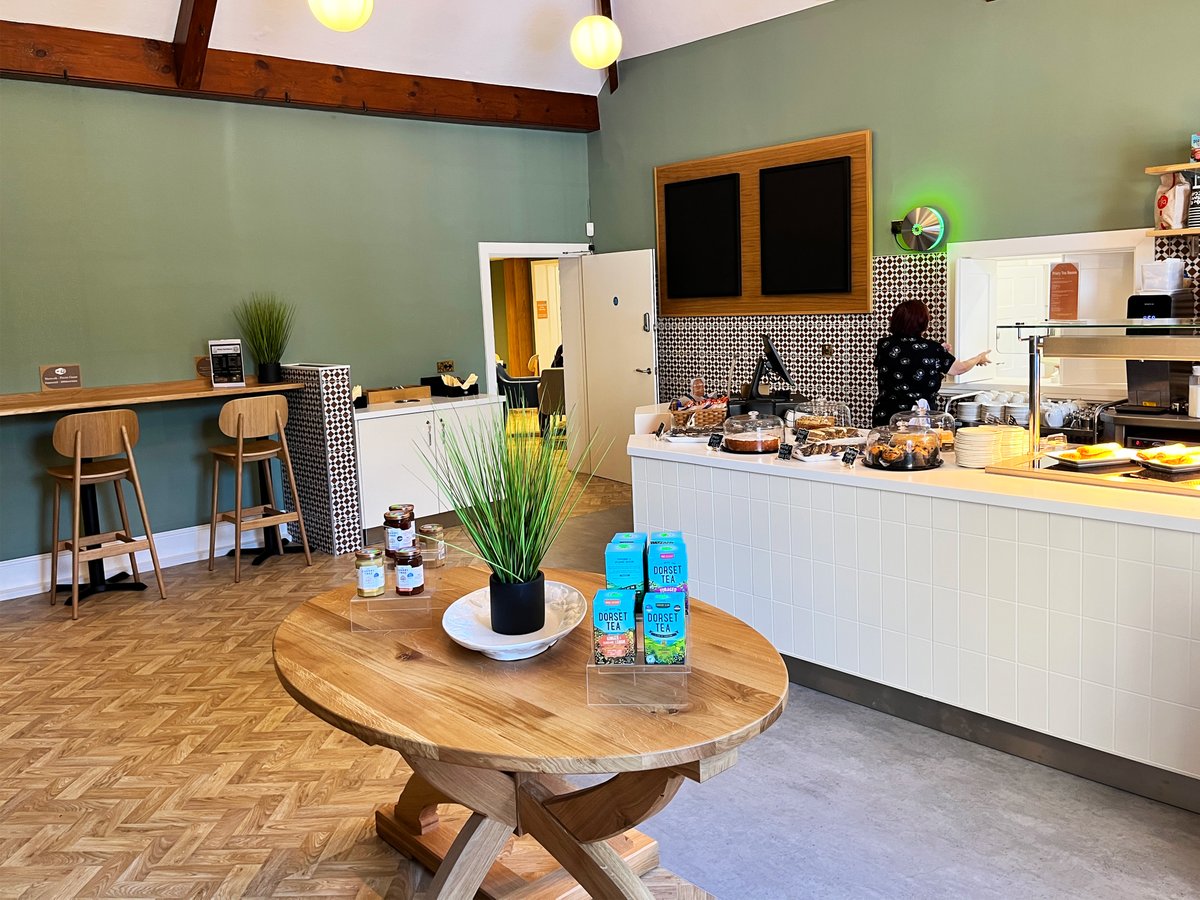 IFSEuk's tweet photo. Down on the sunny southern coast, the IFSE team we're appointed as the café design and build partner for Christchurch Priory Café.

#restaurantdesign #cafedesign #design https://t.co/mdI7NNmFq1