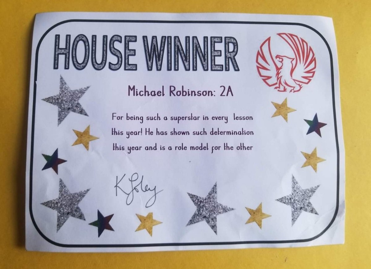 Well done Michael 👏 
<a href="/MrAMoody/">Mr A Moody</a> @MrsFoleyKBA @KbaPrimary <a href="/KBAGriffin/">KBA Griffin House</a>