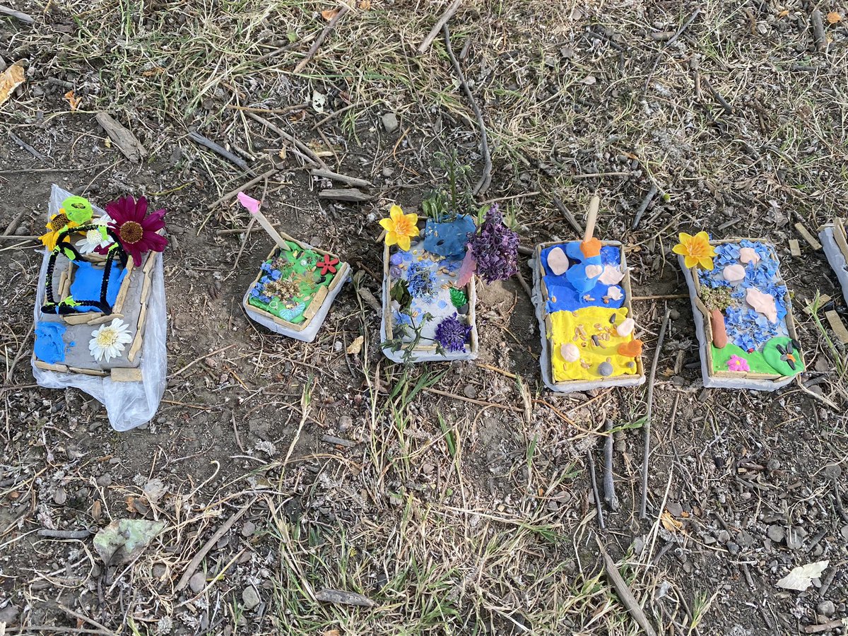 cutthorpe's tweet photo. We have been making the most of the lovely weather here at Cutthorpe (in the shade of course) and helping our village with the Children’s Well Dressing. We even made individual ones.What a wonderful experience &amp; tradition 💦 🌺 🙏 
.
#teamcutthorpe #tradition #welldressing https://t.co/ORfmAGnOVD