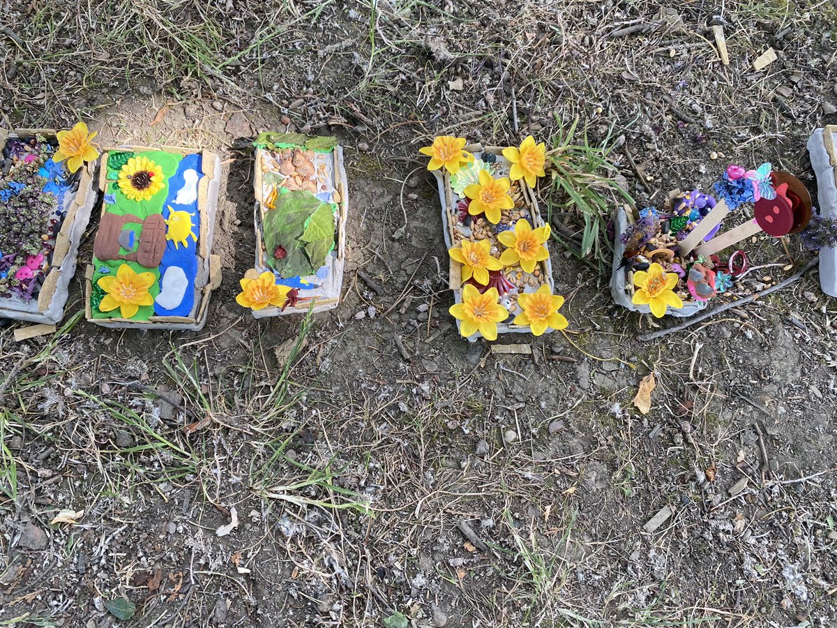 cutthorpe's tweet photo. We have been making the most of the lovely weather here at Cutthorpe (in the shade of course) and helping our village with the Children’s Well Dressing. We even made individual ones.What a wonderful experience &amp; tradition 💦 🌺 🙏 
.
#teamcutthorpe #tradition #welldressing https://t.co/ORfmAGnOVD