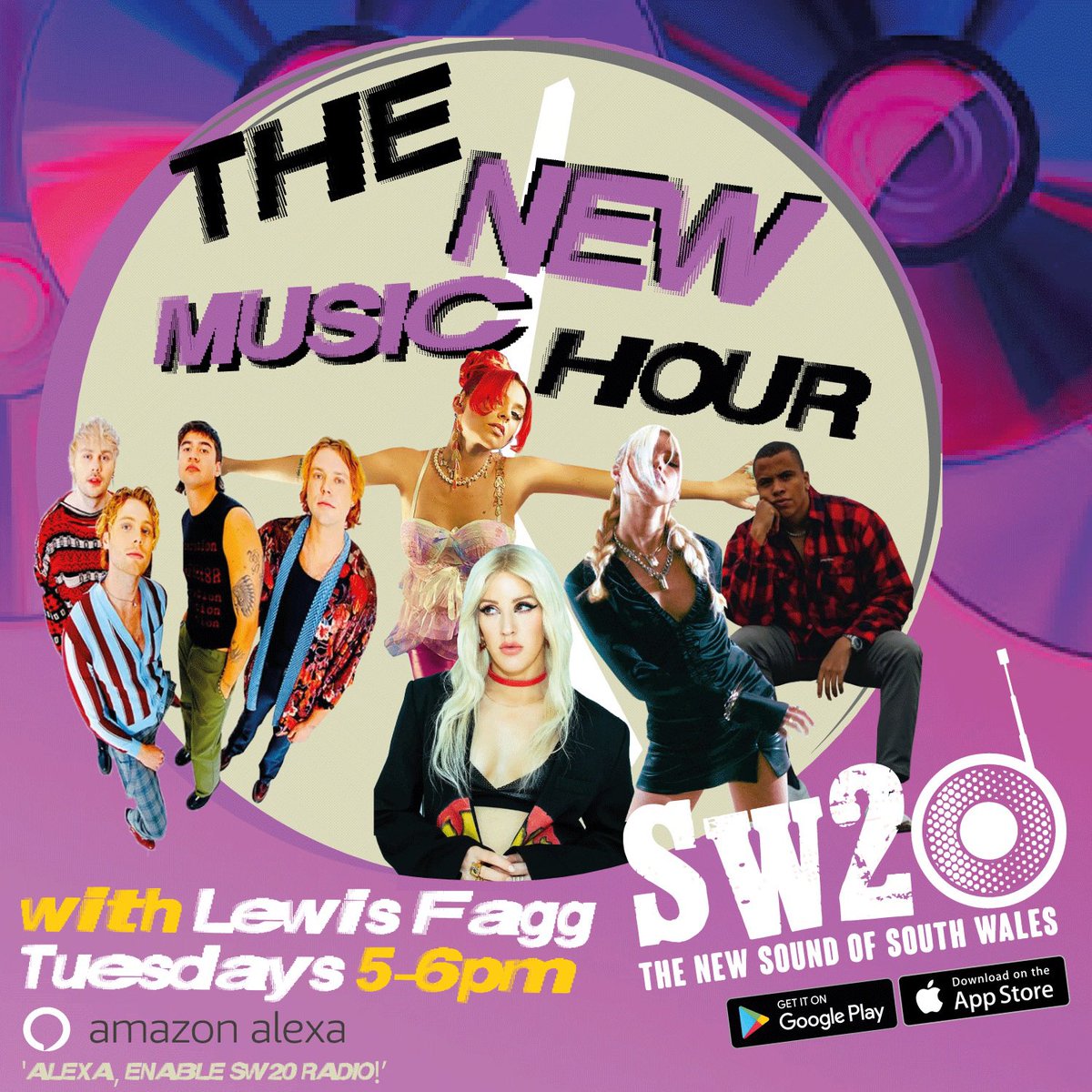 It’s TUNES-day - specifically hot + fresh. Got great ones from <a href="/elliegoulding/">Ellie Goulding</a> <a href="/5SOS/">5 Seconds of Summer</a> <a href="/itsjunojames/">Juno James</a> <a href="/waveyvayn/">Wavey Vayn</a> <a href="/rosegray_/">☆*:. ｡Rose Gray ｡.:*☆</a> + <a href="/nnataliered/">Natalie Red</a> @SOHN <a href="/BethDuckyyy/">B E T H D U C K</a> on the radio later! 5-6PM on sw20radio.co.uk 🔊🫦❤️‍🔥