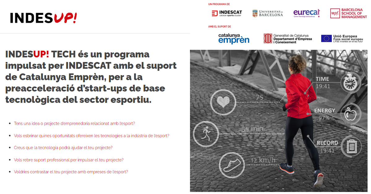 Eurecat_events's tweet photo. La Rosa Rodríguez i la @ccasellascoll d'@Eurecat_news parlaran sobre Tecnologies d’Obtenció de la Informació: #SmartSportEquipment durant la sessió formativa d'avui del programa #IndesupTech impulsat per @indescat
+ info➡️https://t.co/uADNVfdZwP https://t.co/5T8EgAvf5F