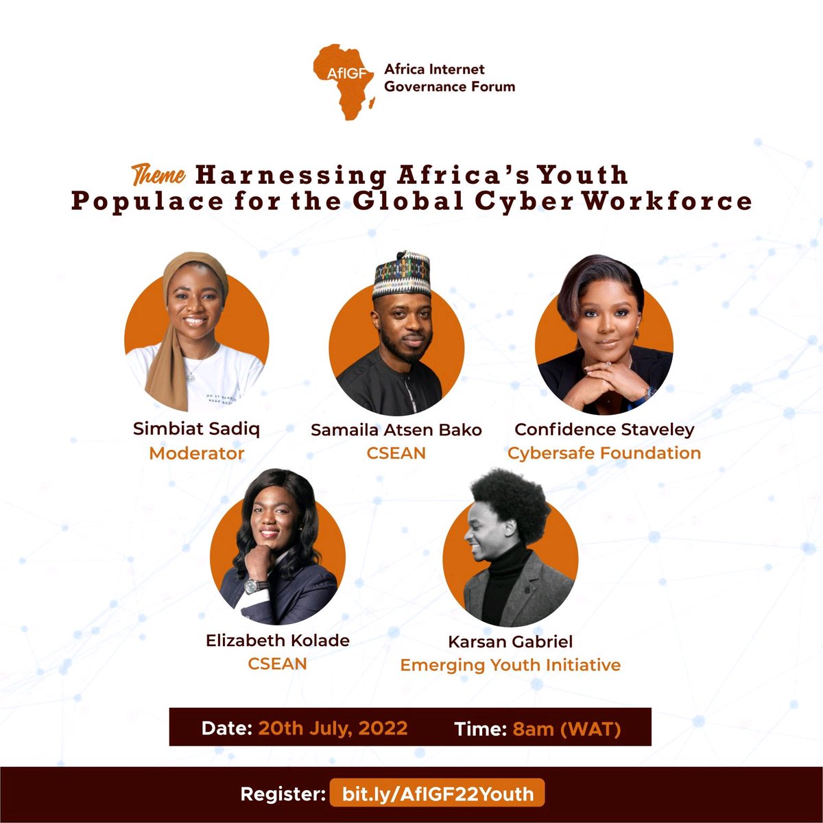 Xymbiz's tweet photo. I'm excited to be moderating a session at #WS28 on harnessing Africa's Youth Populace for the Global Cyber Workforce at the Africa Internet Governance Forum 2022 organised by @cyberexpertsng
https://t.co/aNsRRy6Ltb @africaigf #AfIGF2022 @sched https://t.co/izfb5Yb3X2