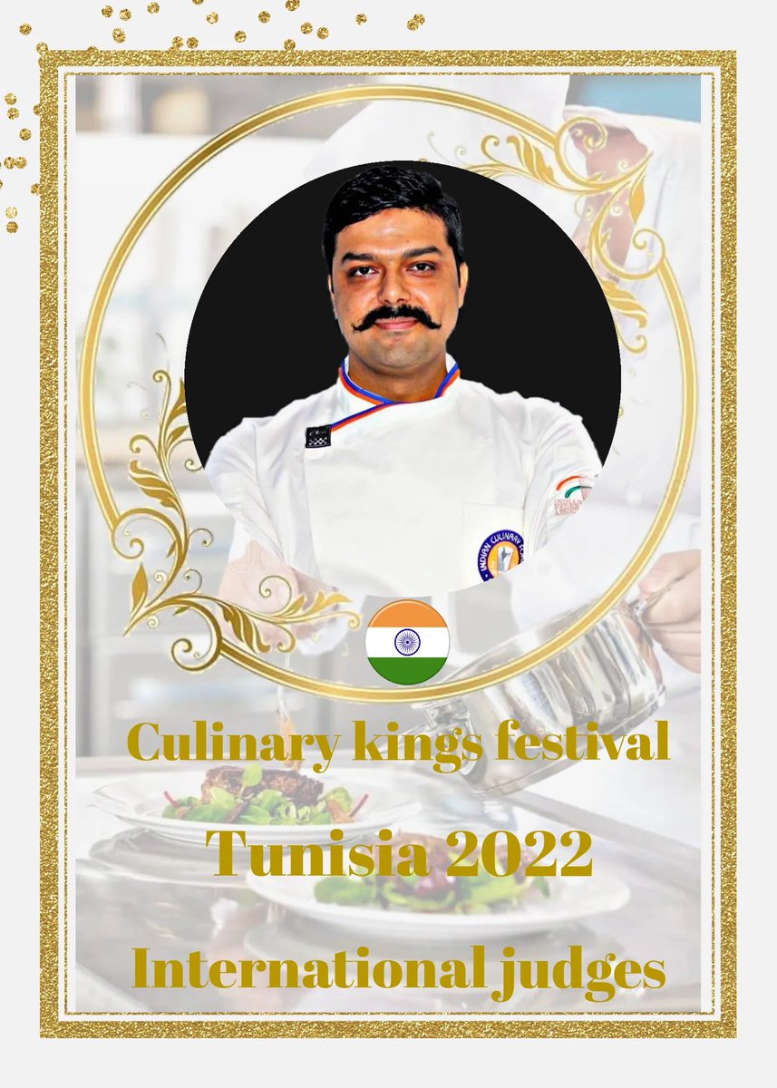 MasterChefIrfan's tweet photo. I would love to extend my gratitude and thanks to the President Chef  and the Entire committee of Asso. des Chefs d'ecole for Giving me this Golden opportunity to Judge the Culinary talents in International Culinary kings Festival,will be held in Dec 20 to 22 ,2022 in Tunisia. https://t.co/bT2UfdM9J8