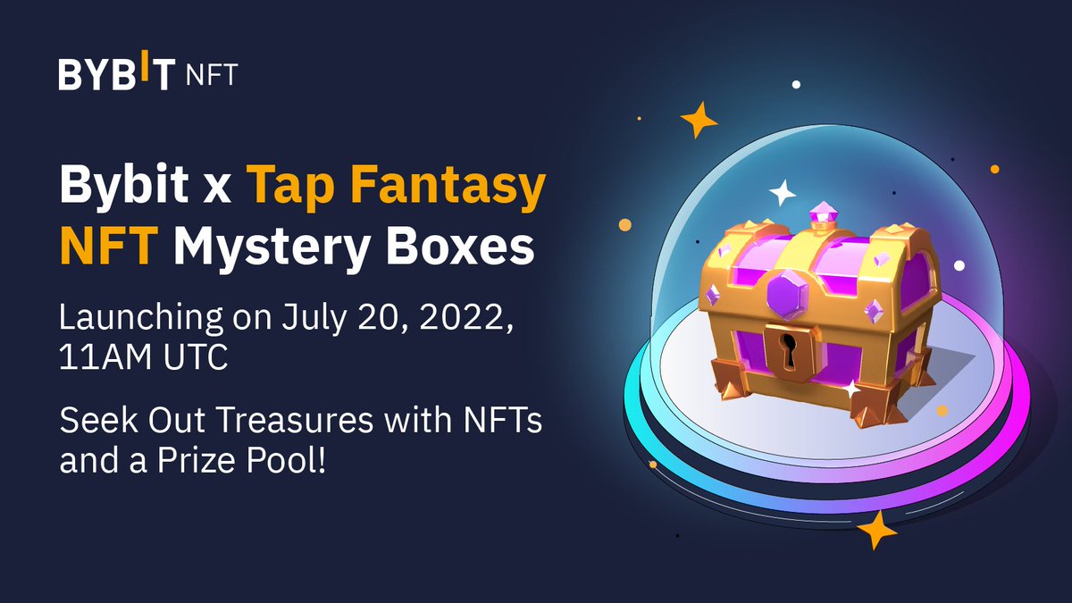 🤯 Did you know that Tap Fantasy I on Bybit's NFT Marketplace was sold out in 0.24 seconds?!   

🔥 Don't miss out on TAP FANTASY II on SOLANA Chain this time with 2000 mystery boxes sold at 35 $USDT each! 

⏰ Time: July 20,11AM UTC
 
👉🏻 Learn more here: bybit.com/en-us/promo/nf…