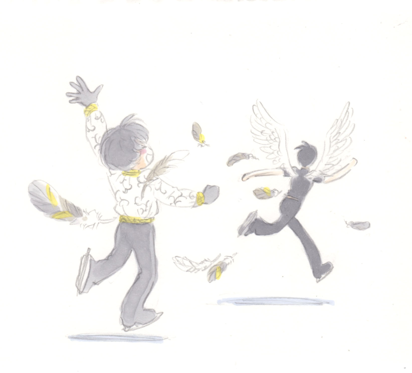 チロル ご注文作品 羽生結弦 絵画2枚 トロゆき(*'ω'*)💕 on X: 