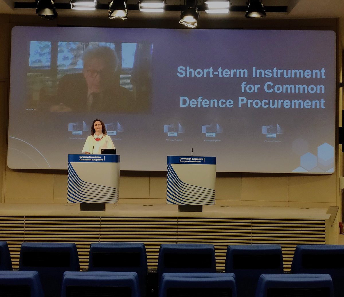Stylianou_EU's tweet photo. Today Commissioner @ThierryBreton presented the proposal for a Regulation establishing the European Defence Industry Reinforcement through common Procurement Act (#EDIRPA) for 2022-2024
Read more in the Press Release, here:
👇
https://t.co/7NHy0Go92z
#StrongerTogether
@defis_eu https://t.co/hzUl6lv3zP