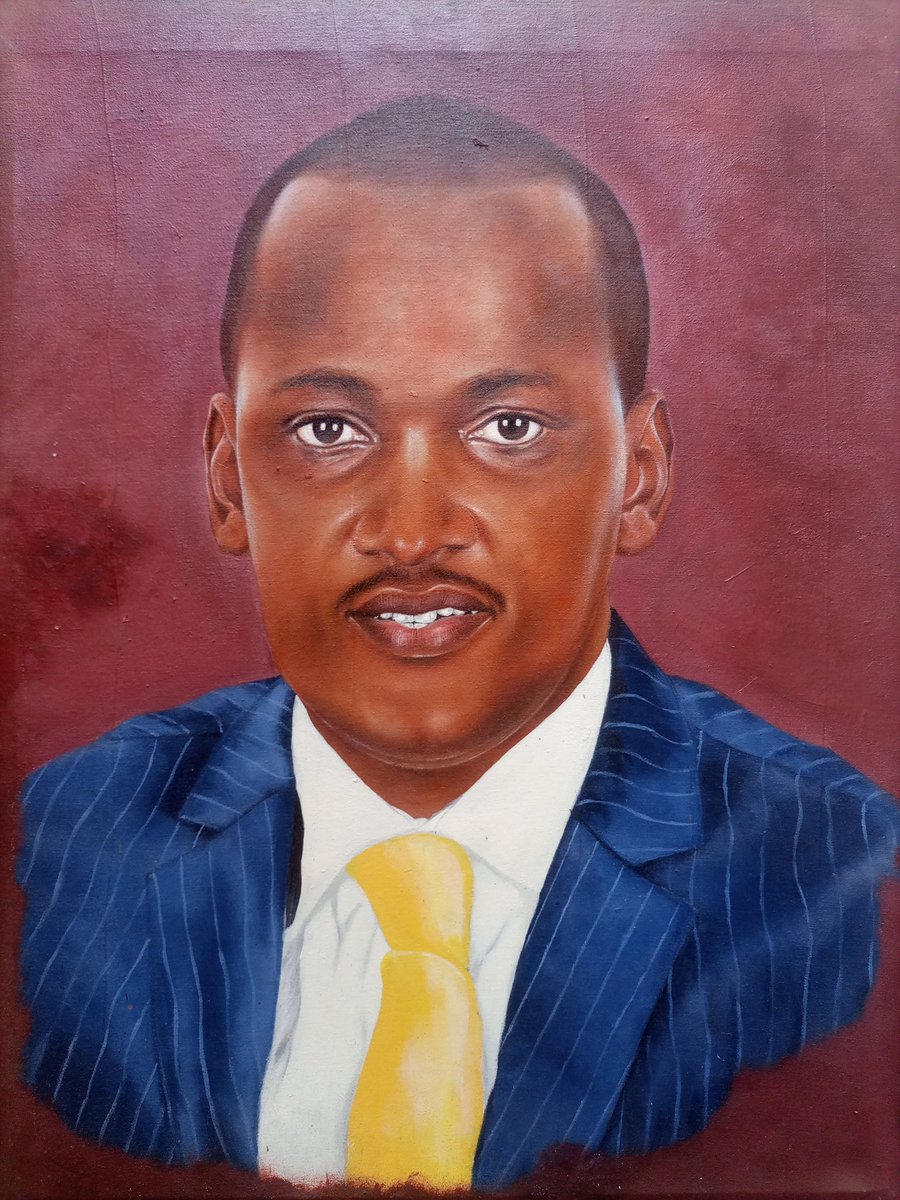 From a conversation with a friend in  2018 he assured me how  " he had connections <a href="/FrankTumwebazek/">Frank K Tumwebaze,MP: Isaiah 41: 11</a> " and told me, just paint his portrait and I will get you to him.unfortunetly 2022 still have it at studio.please tweet, retweet for this to reach the right place #UoT #artist