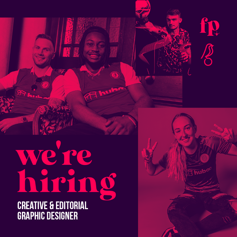 BristolCity's tweet photo. 📣 @reachfeverpitch are hiring for a creative and editorial graphic designer!

Find out more: 👇