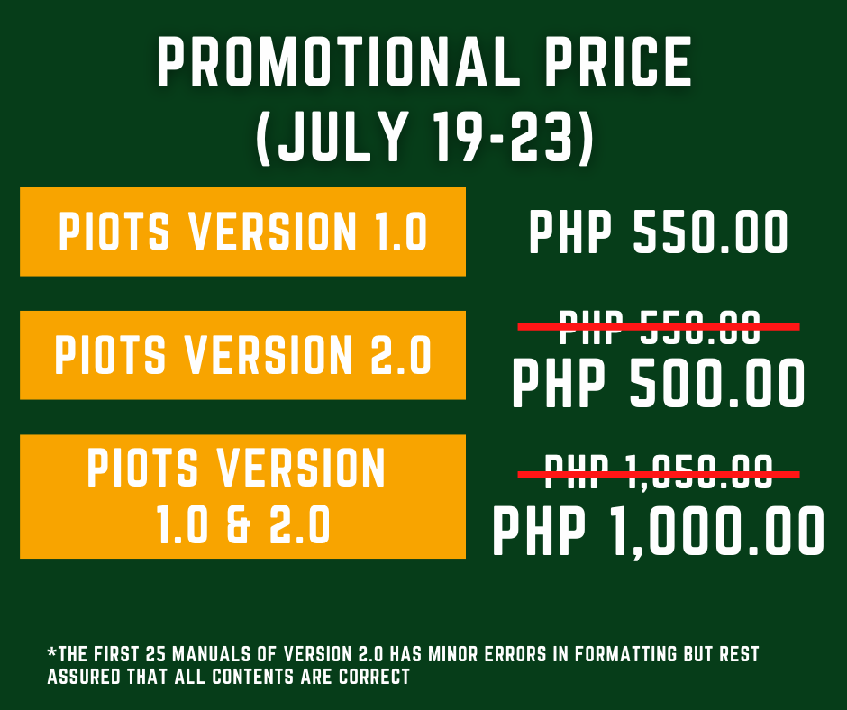 Jebbabiddy's tweet photo. SA LAHAT NG NAGAABANG NG PIOTS VERSION 2.0! AVAILABLE NA PO SIYA SA SHOPEE <3 <3 

FOR MORE DETAILS PLEASE SEE ATTACHED IMAGES :)

IADD TO CART NIYO NA SA AMING SHOPEE DAHIL TODAY HANGGANG FRIDAY ANG MAY INTRODUCTOR SALE KAMI <3

https://t.co/jt3W7GG7Gz https://t.co/OqEuuqD9pS