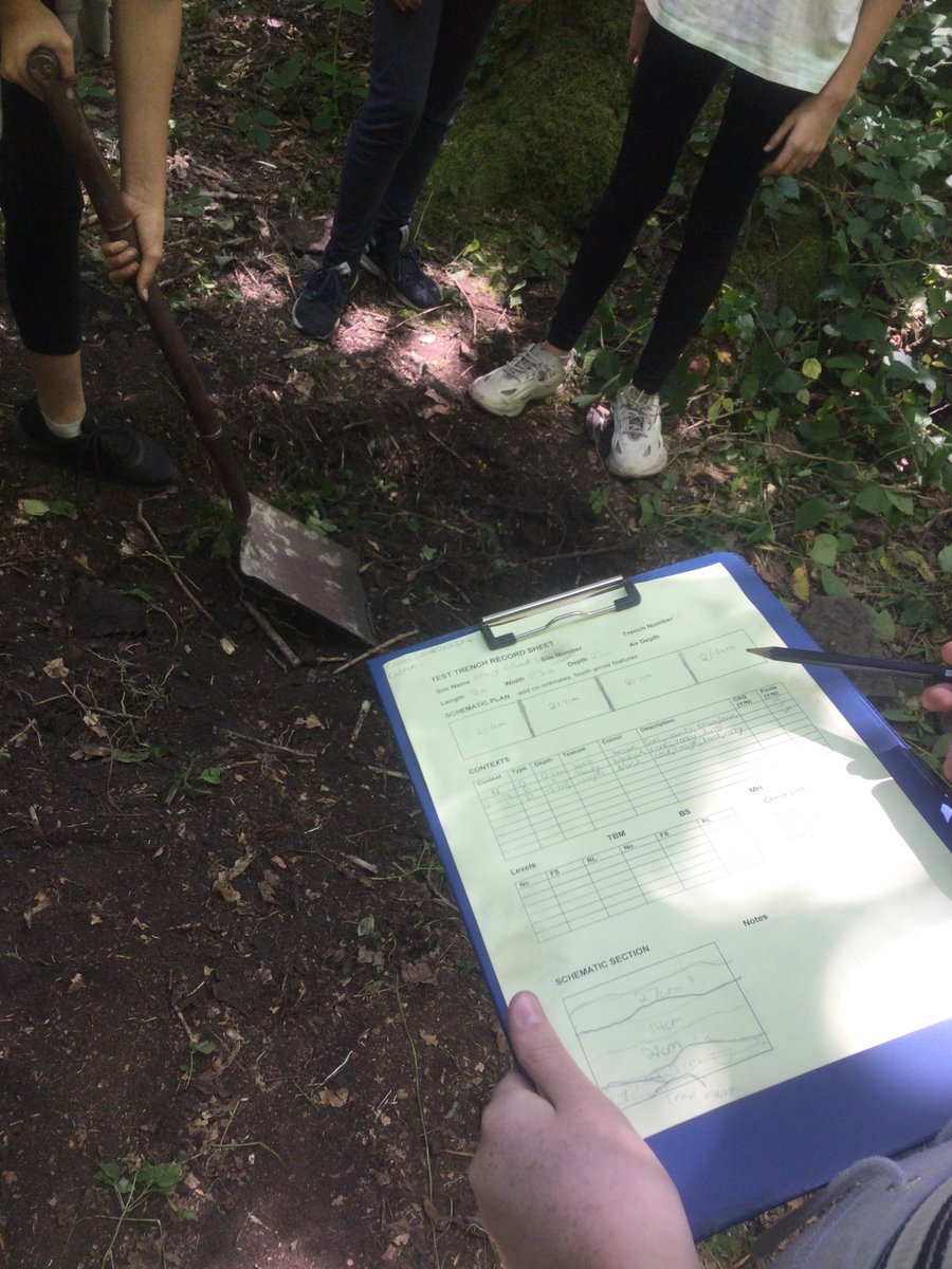 GGATProjects's tweet photo. Great day working with staff and students from Cilffrew Primary School at Craig Gwladus Country Park. The students learnt all about #archaeological test pitting, before digging and recording their own. Much fun was had by all! #learning #discovery #heritage #outoftheclassroom https://t.co/IbVMXWEMSr