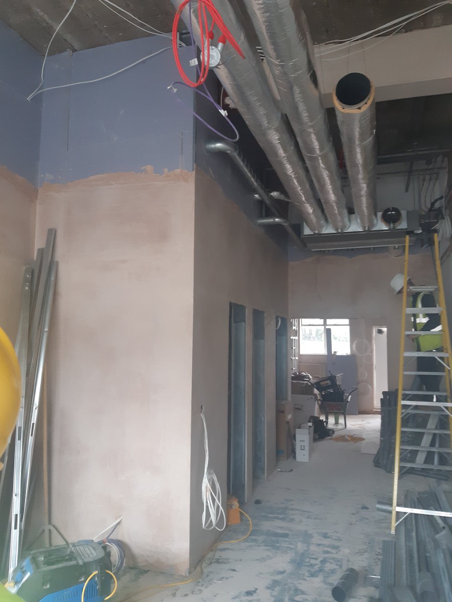 BHMarchitects's tweet photo. Works to convert and old shop unit and office spaces above into sixth form pupil and staff facilities are moving along nicely [scroll through images] #Refurbishment #ChangeOfUse #Education #Retrofit #HighStreet #EwellHighStreet #Surrey https://t.co/ERGQfG2WnD