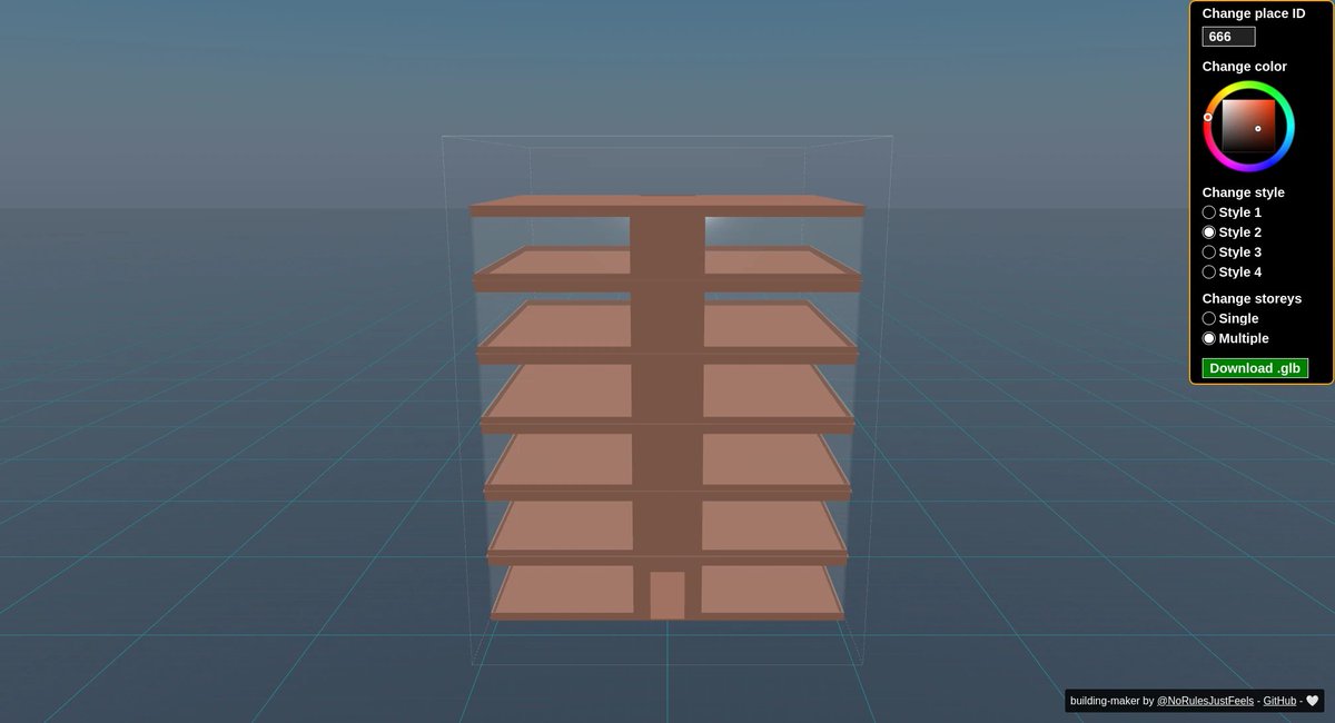 tz1and's tweet image. &quot;Building Maker&quot; by @FeelsNoRules
 now available at: building.tz1and.com

Procedurally generated buildings that fit your place.