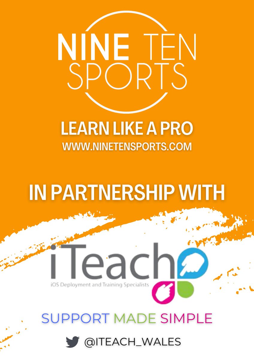 910Sports's tweet image. Nine Ten Sports is pleased to welcome a new working partnership with @iTeach_Wales for our up and and coming summer sports camps.

Nine Ten Sports are pleased to be linked with iTeach who share our ambition and values within the education sector across Wales.
#learnlikeapro