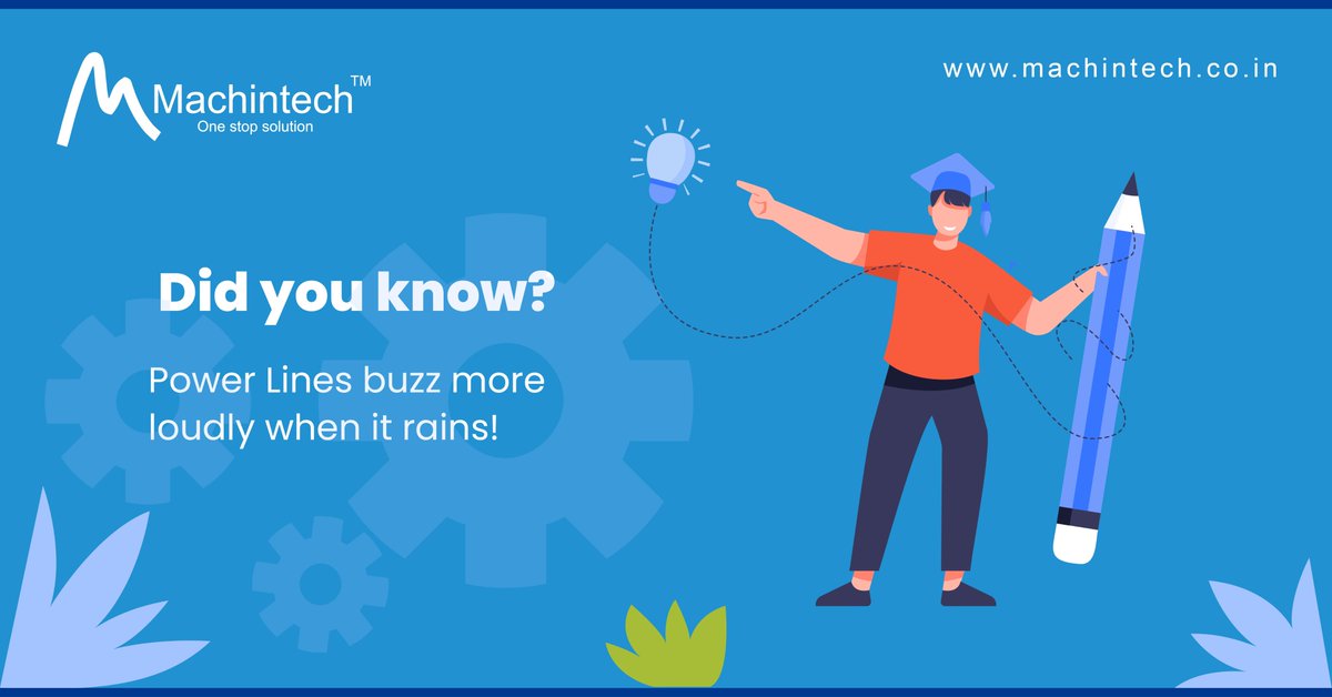 IMachintech's tweet image. This is because moisture in the air causes ionizes to happen quickly, making the buzzing sound louder.

#Machintech #transmissionlines #infrasolutions #electriclines #powertransmission