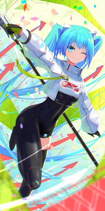レーシングミク2022 (24日目)#100日チャレンジ  #初音ミク 