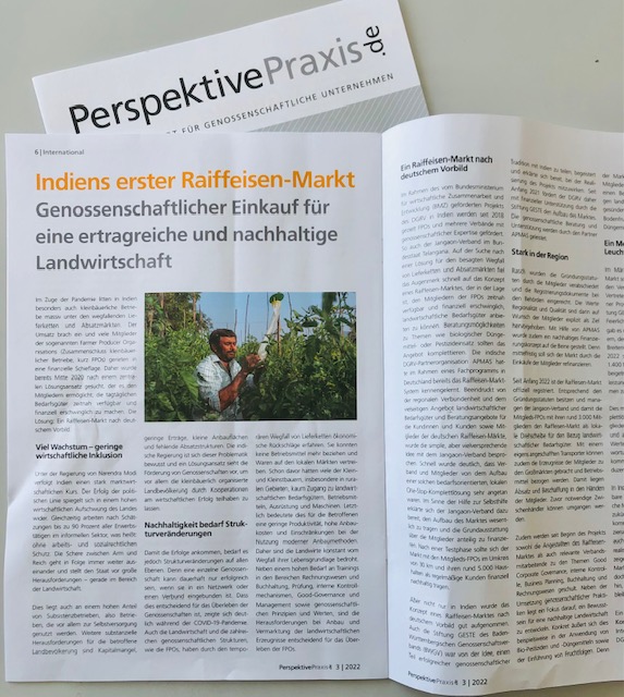 Die indische Bevölkerung wurde von der Coronapandemie hart getroffen - im landwirtschaftlichen Sektor litten insbesondere Kleinbauern. Kann Indiens erster #Raiffeisen|markt Abhilfe schaffen? Lesen Sie mehr dazu in der neuen #PerpektivePraxis oder online➡️dgrv.de/indiens-erster…