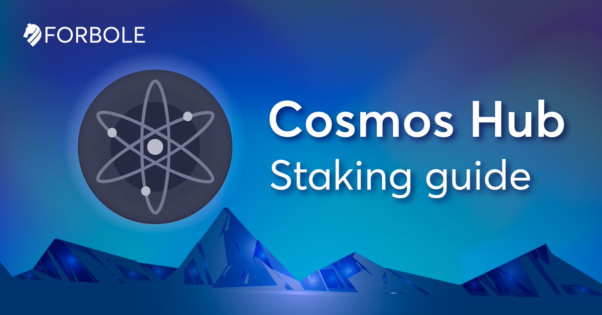 Stake $ATOM with your trusted validator - Forbole and earn some passive income💰

We are going to guide you through the process of <a href="/cosmos/">Cosmos - The Interchain ⚛️</a> staking in just few steps➡️ forbole.com/blog/how-to-st…

You can experience the new <a href="/keplrwallet/">Keplr Wallet</a> dashboard too.🔍

#StakingGuide