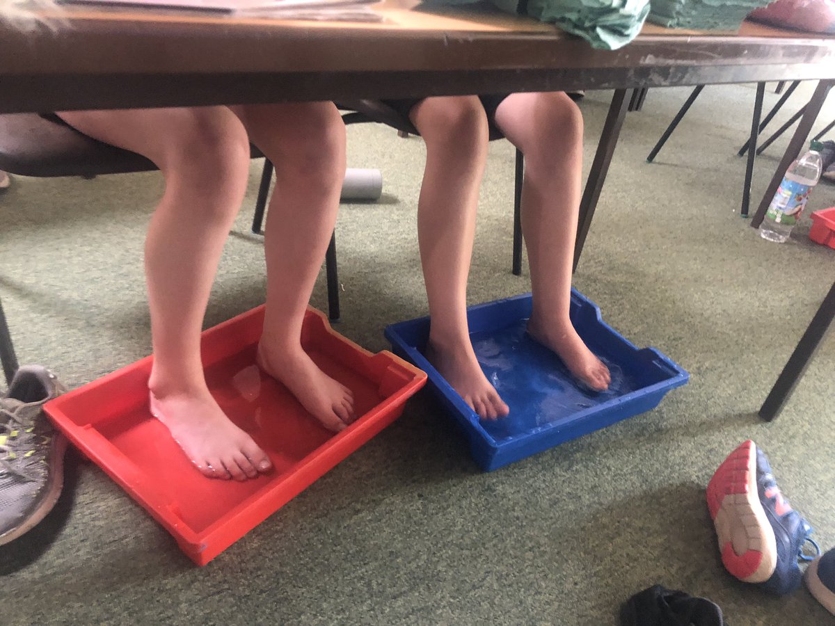 MissDickson_'s tweet photo. Thank you to whoever suggested this genius idea! Kept us cool these last two days 🥵 https://t.co/If3vaPS6qb