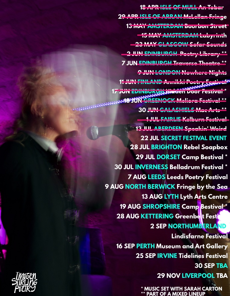 Love The Sinner's festival tour! Kicking off with a secret fest on Friday, we tour to <a href="/CampBestival/">Camp Bestival</a> &amp; <a href="/BelladrumFest/">Belladrum Tartan Heart Festival</a> next week, with a lovely Brighton stop at <a href="/rebelsoapbox/">rebelsoapbox</a> in the middle. The wonderful <a href="/carton_sarah/">Sarah Carton</a> will be with me for the English fests.

📸 <a href="/JackHinksMusic/">Jack Hinks</a>