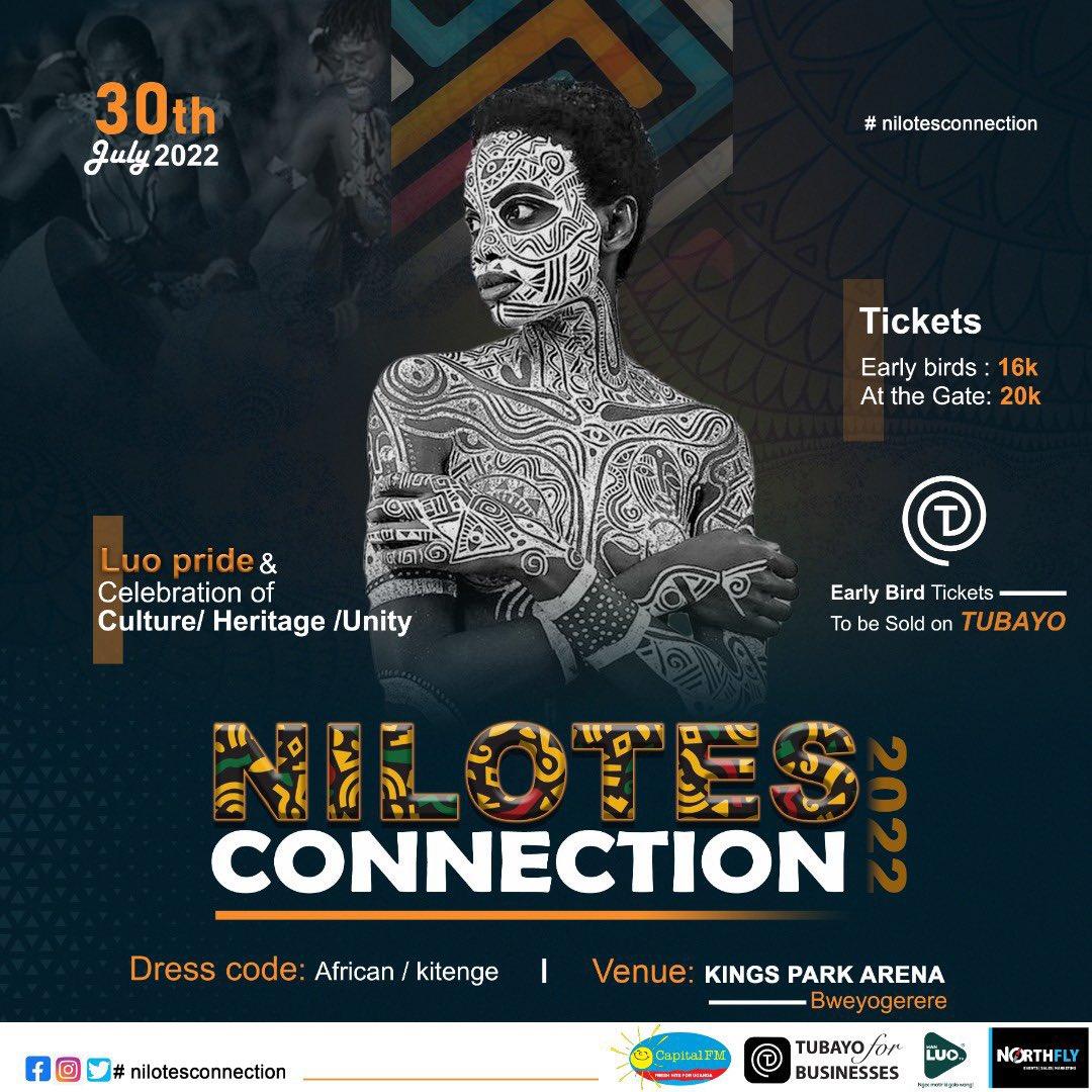 KipoliQuin1UG's tweet photo. #NilotesConnection is here...
come join us as we celebrate culture, heritage and unity
Book your early bird tickets today at 16,000/= only 
#TheNilotesConnection https://t.co/kfBAbGsnoA
