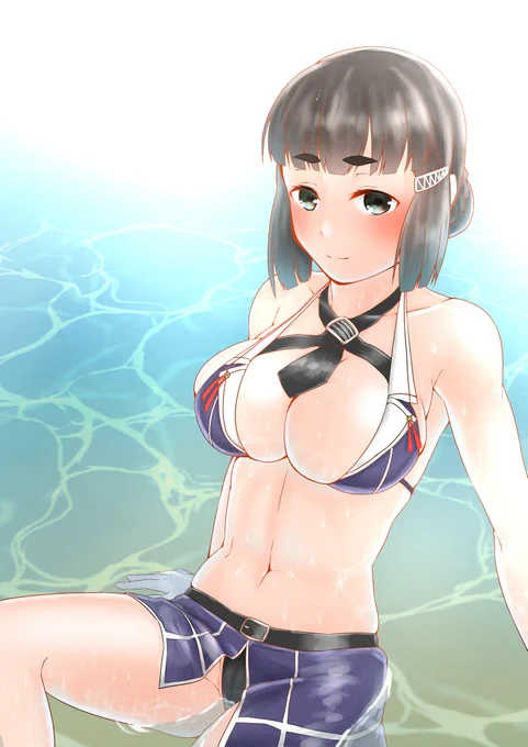 勝手に妙高さん水着mode#艦これ #水着艦娘 