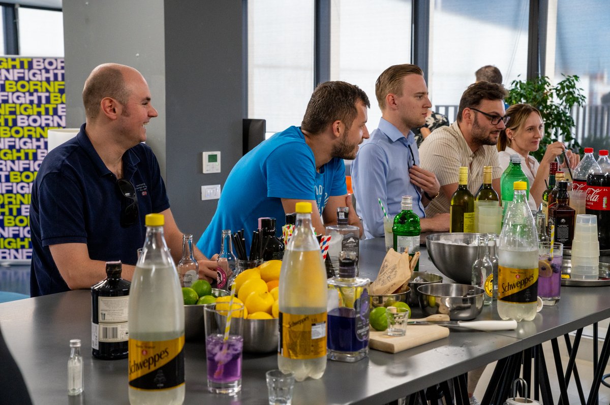 When life gives you new branding, celebrate with gin-tonic — and add some glitter!