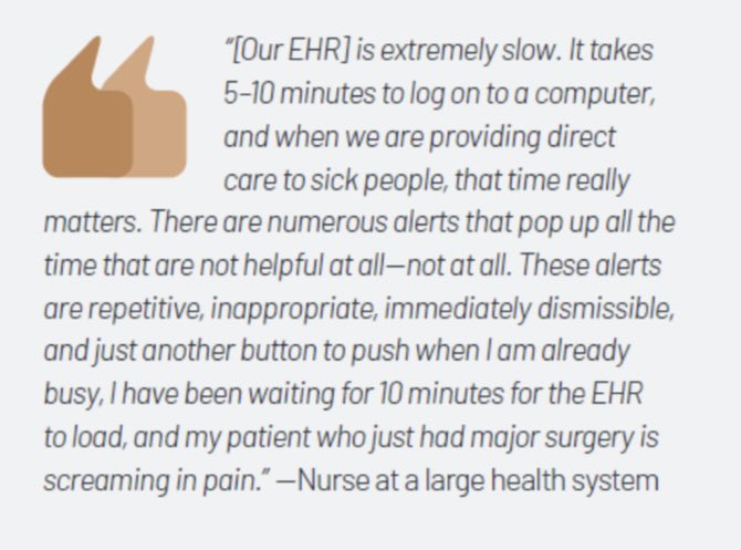 Did you know the NHS has done a survey on usability of electronic records? Here’s some interesting findings and implications for digital health &amp; care.

Importantly reliability &amp; responsivity drives frustration in staff. These also impact patient safety.