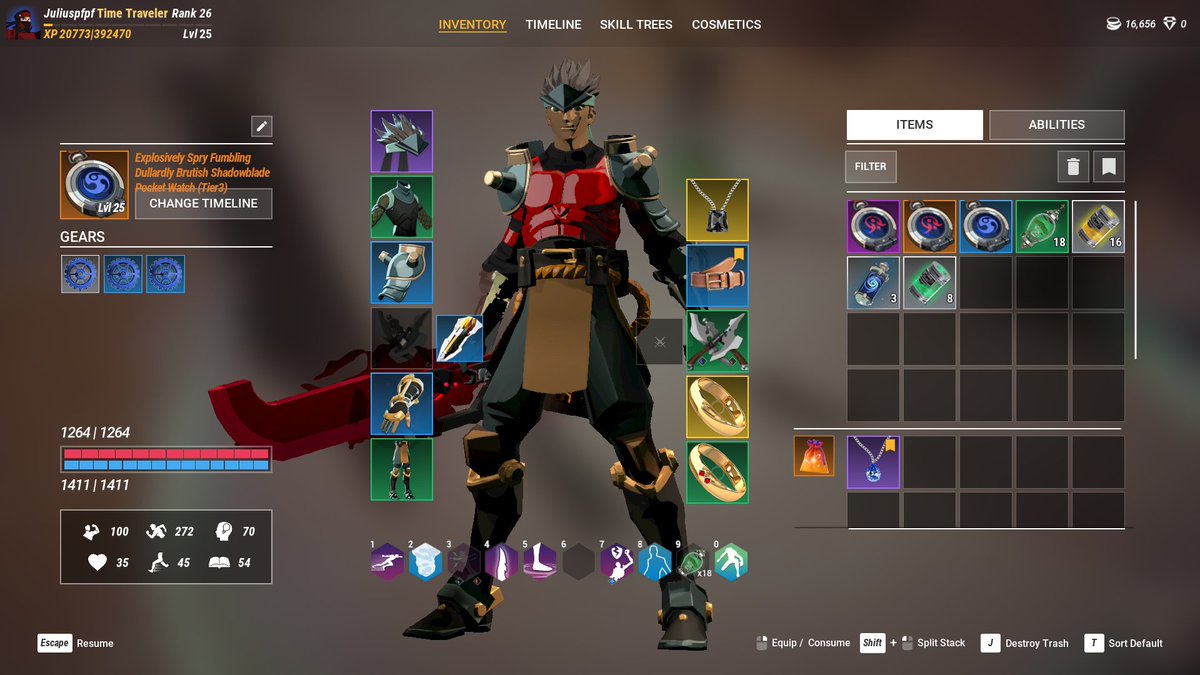 JulienPFPF's tweet photo. I created some God like Heroes already :) look at the stats ;)
#Playbigtime #bigtime #BigYieldGuild https://t.co/CDH15PQQFx