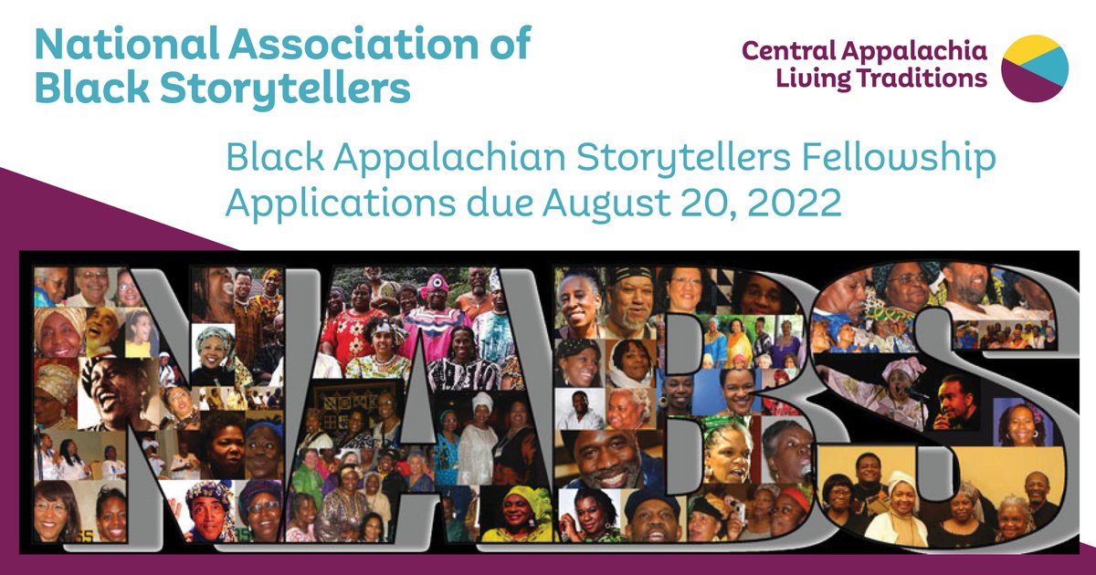 Very excited to share the news of <a href="/NABStalking/">NABS, Inc.</a>'s new Black Appalachian Storytellers Fellowship! The fellowships are intended to honor, celebrate &amp; support Black storytellers residing in Appalachian counties of KY, NC, OH, TN, VA &amp; WV. Learn more &amp; apply nabsinc.org/black-appalach…