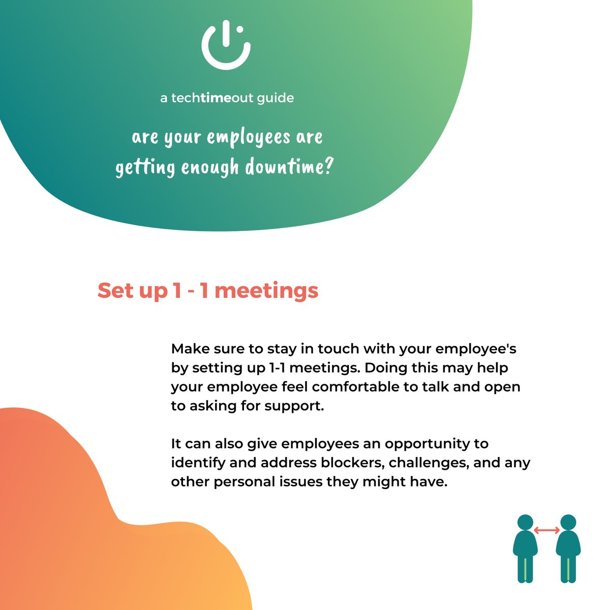 techtimeout (@techtime_out) on Twitter photo Here is another techtimeout guide!💡! 
This guide focuses on "how to gauge whether your employees are getting enough downtime?"
#guide #swipethrough #downtime #employees #healthandwellness #digitaldetox #reminder #phone #socialmediabreak #socialmedia #stopscrolling Here is another techtimeout guide!💡! 
This guide focuses on "how to gauge whether your employees are getting enough downtime?"
#guide #swipethrough #downtime #employees #healthandwellness #digitaldetox #reminder #phone #socialmediabreak #socialmedia #stopscrolling