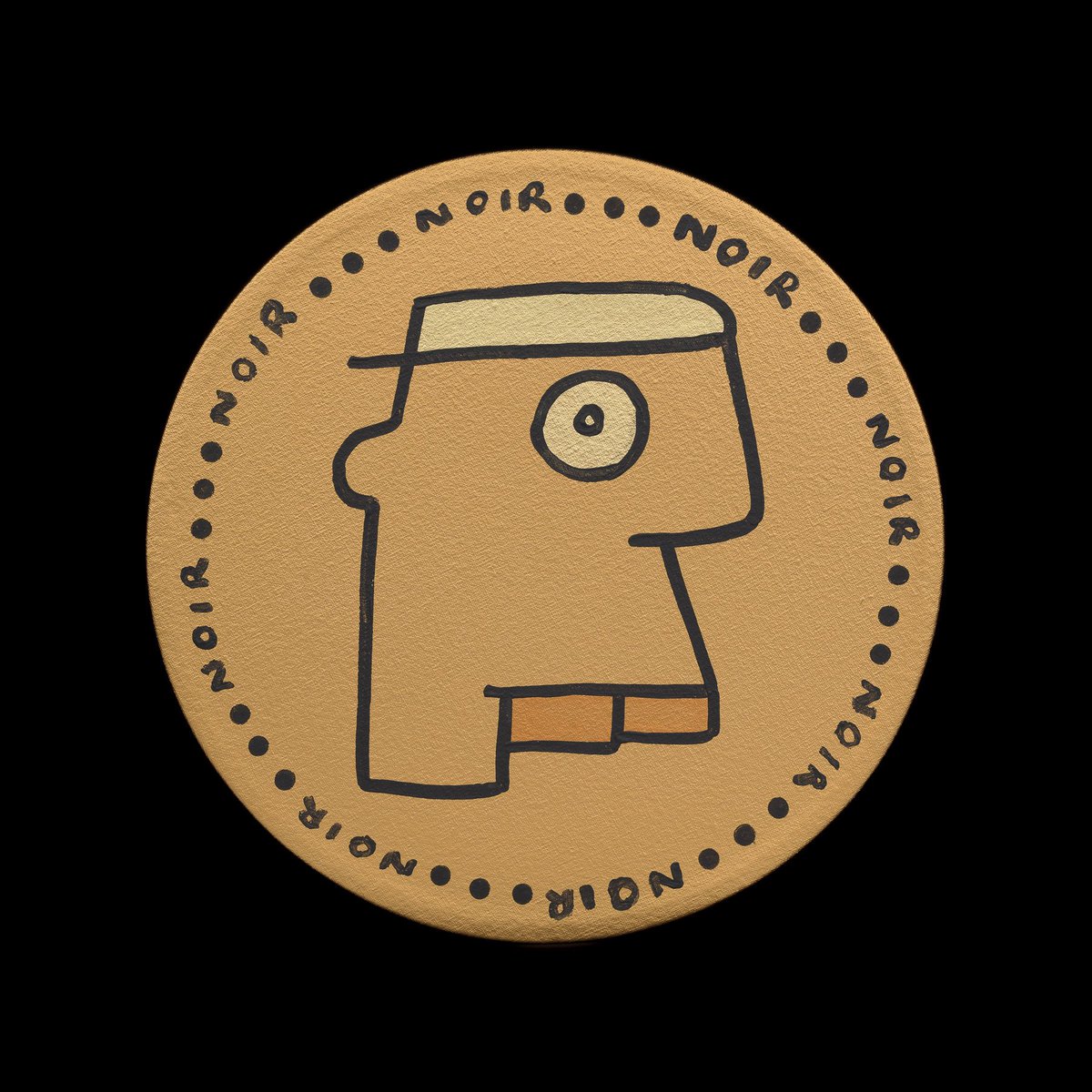 vicey333's tweet photo. @HENI #CurrencyBurn Competition Entry 2. Being new to the art and NFT world, I have found a new love and passion for both and purchased a real life @NoirThierry Noir Coin with future utility. These 2 were made to be together. “Head from the future” https://t.co/J1rJbbxB5H