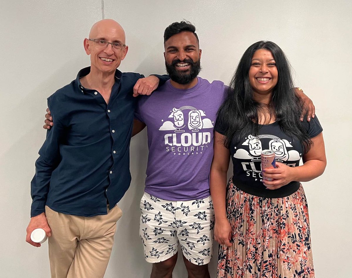 <a href="/hashishrajan/">Ashish Rajan 🤴🏾</a> it was great to meet you and Shilpi in person at <a href="/cloudseclondon/">Cloud Security London</a> 😀thanks to you, <a href="/deanbryen/">Dean Bryen</a>  <a href="/steven_bryen/">Steve Bryen</a> for inviting me to speak about our #BugBounty experience at OVO Energy and our open source tool Domain Protect