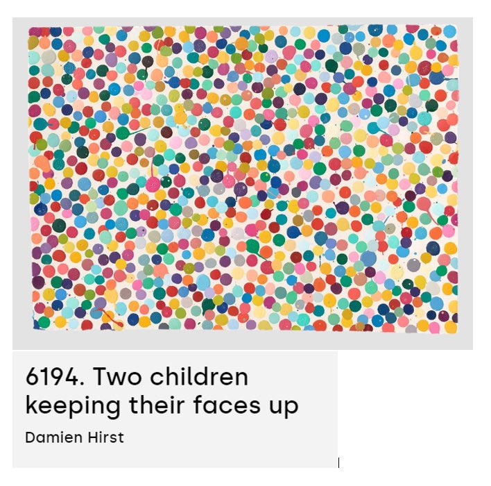 vicey333's tweet photo. @HENI #CurrencyBurn. Being new to the art world, finding famous art I like was difficult. My Dads sister, Jackie Simmonds, is an artist who’s work I have grown up around. This pastel painting is of my sister and I. Matched with DH “Two children keeping their faces up” https://t.co/l7DoSorBzM