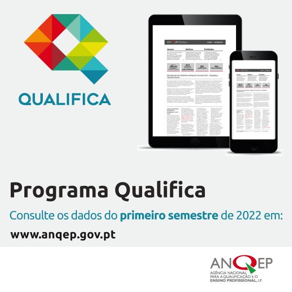 ANQEP's tweet photo. O Programa Qualifica conta já com mais de 780 mil inscritos e cerca de 960 mil certificações. Criado em 2017, o programa permitiu elevar o nível de qualificação escolar ou profissional a mais de 106 mil adultos. mais dados em: https://t.co/iOyF2hrMQ3
#Qualifica #ProgramaQualifica https://t.co/cLoqnFvjoU