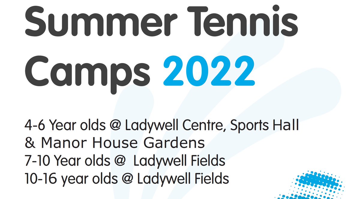 Manor House Garden Tennis Camp - mailchi.mp/southeastlondo…